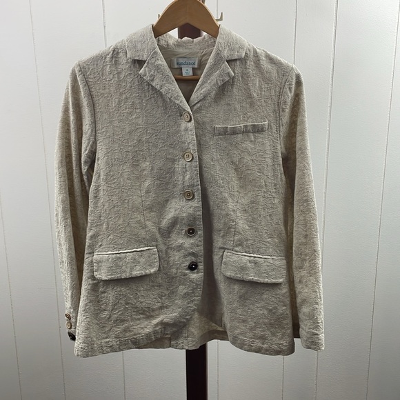 Sundance Tan Linen Blend Blazer - Picture 1 of 6